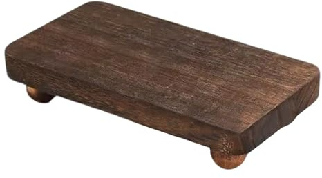 Étagère d’Affichage – 7,87 Pouces Support Bois | Bois Présentation Durable – Étagère empilable robuste pour parfums, vernis et objets déco, résistante à la déformation, idéale pour mariages, vitrines