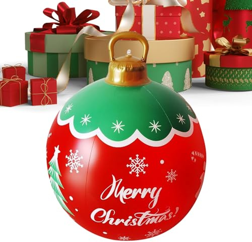 JINGLING Große Aufblasbare Weihnachtskugeln - Outdoor Weihnachtsschmuck
