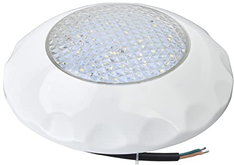 TARSHYRY 12V 9W LED-Poolleuchte, IP68 Wasserdicht, Unterwasserbeleuchtung für Teiche und Schwimmbäder, 6500K Wandmontage