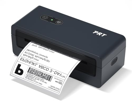 PRT Bluetooth Label Printer, DHL Thermal Label Printer 4x6, Bluetooth Labeling Device for Shopify, Amazon, USPS