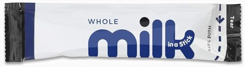 Lakeland UHT Whole Milk Sticks 10ml – Pack of 120 | Individual UHT Whole Milk Portions | Long-Life Full Fat Milk Sticks for Tea, Coffee & Catering