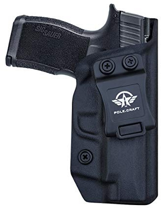 P365XL Holster IWB Kydex for Sig Sauer P365XL Holsters Concealed Carry - Innen Bund verdeckt tragen Holster Sig Sauer P365XL Pistol Gun Case Zubehör (Black, Right Hand Draw)