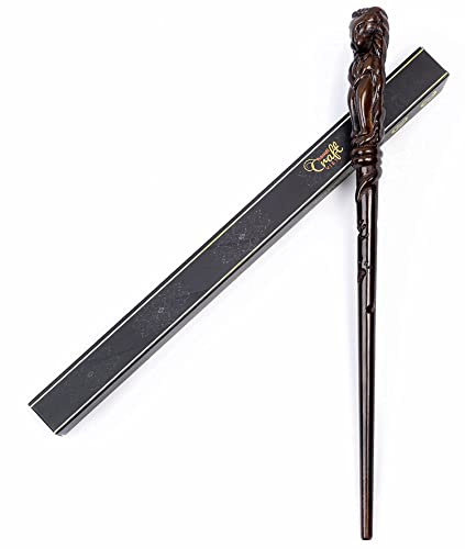 Handicraftviet Lion Wand - Hand Carved Wooden Magic Wand/ 15' Wizards Wand for Children and Adults, Great Gift forHalloween, Christmas and Birthday Party