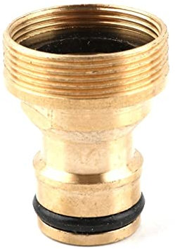 KHJK Tippen Sie auf Küchenadapter, Messinghahn-Tap-Stecker-Mischer, Schlauchadapter-Becken-Fitting Gartenbewässerungswerkzeuge (Color : Gold)