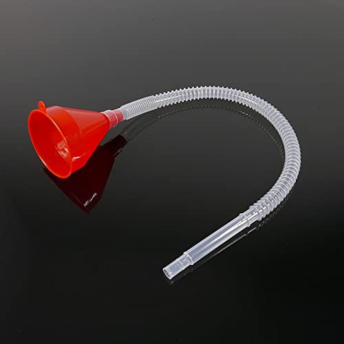 Imbuti per uso automobilistico,Piccolo imbuto in plastica per cambio olio,Imbuto flessibile con tubo lungo per gas,Combustibile,Benzina,Acqua,Fluido,Trasmissione liquida