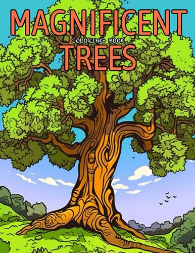 Magnificent Trees: Coloring book