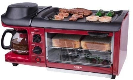 máquina de desayuno multifuncional 3 en 1 máquina de desayuno multifunción máquina de desayuno horno tocino tostado horno cafetera 3 en 1 máquina de desayuno máquina de hornear horno sándwich de huev