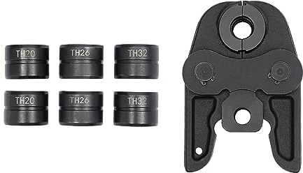 Presszange Klemmkopf Mit TH-Kontur 16-32mm Pressbacken Pre zange Verbundrohr Pressbacke Crimpzangen, Krimpzange, Crimp Zange, Presszange Ausgestattet mit 4 Arten von TH-Formen 4.9cm Öffnung (TH16-20-2