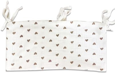 KGDUYC Kinderzimmer Hängender Bett Organizer mit Taschen, Babybett Organizer, Organizer Beistellbett Baby, Betttasche Spielzeugtasche, Aufbewahrungstaschen für Betten, für Windeln Kleidung Spielzeug