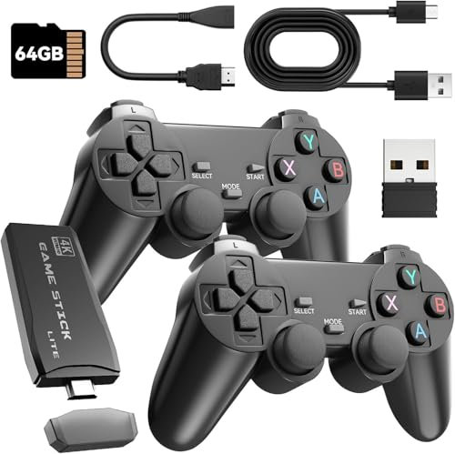 Console Retro Gaming, Console de Jeux vidéo Plug and Play ,Game Stick 4K Retro ,avec 20000+ Jeux Classiques,emulateur Console Retro