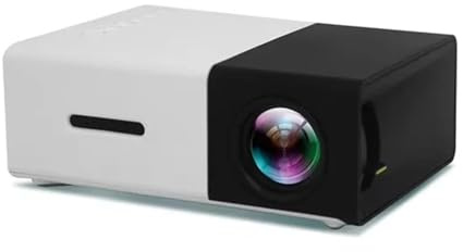 Miniproyector LED Yg300, Versión Mejorada, 1000 Lúmenes, 320x240P, Compatible con HDMI, Reproductor Multimedia De Audio USB For El Hogar(Black)