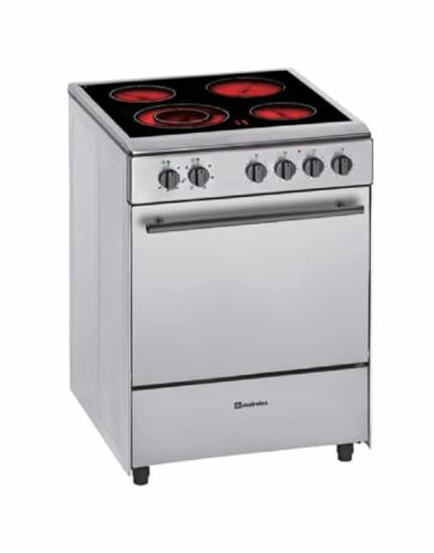 Meireles Cocina Eléctrica E605X 55L 4 Zonas Acero Inoxidable