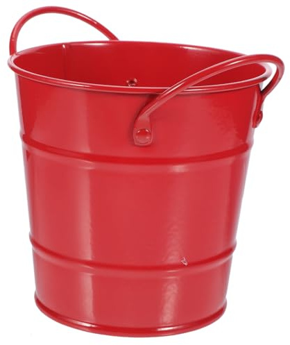 CLISPEED Stifthalter Organizer aus Eisen mit Abgerundeten Kanten Roter für Schulanfang Party für Schreibtisch und Büro und Desktop Organisation