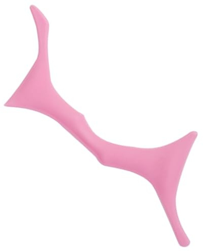 TOGEVAL Plantilla de Maquillaje de Silicona para Cejas Diseño Ergonómico y Fácil de Agarrar, Herramienta Adecuado para Maquillaje de Cejas en Mujeres y Niñas