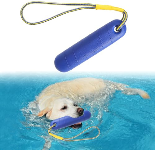 DUTIFUL Hundespielzeug Wasserspielzeug Hund Schwimmspielzeug für Hunde Interaktives Hundespielzeug Hundetraining with Nylon Rope Hunde Spielzeug für Mittelgroße Große Hund (Blau)