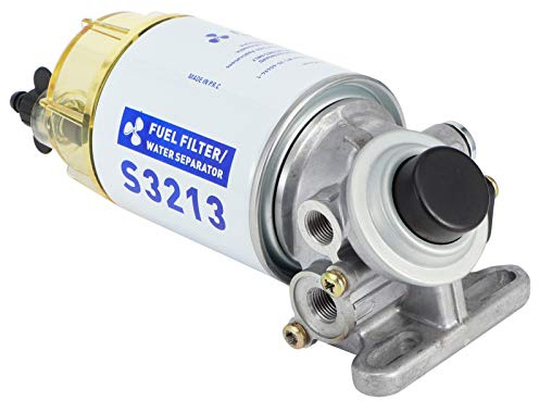Marine Kraftstofffilter Wasserabscheider, Qiilu Marine Kraftstofffilter, Marine Kraftstofffilter Wasserabscheider Komplettsatz S3227 Boot Außenbordmotor Teile