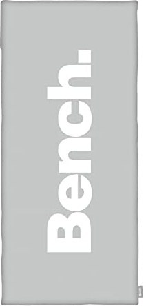 Bench Sport- und Fitnesstuch, Urban Grey, ca. 50x110 cm + 15 cm Flap, 100 % Polyester, Rückseite mit Überzug für Fitnessgeräte, Integrierte Reißverschlusstasche, Farbe: Grau, Art.Nr.: 6912601547