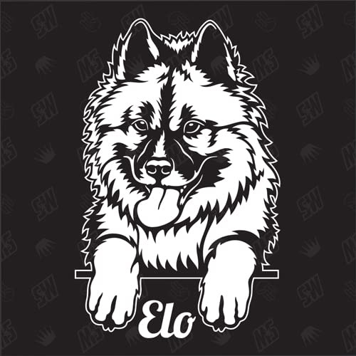 speedwerk-motorwear - Sticker, Aufkleber, Hundeaufkleber, Autoaufkleber, Hund, Auto, Hunderassen, Mischling, Mix, Tiere, Haustier (AUCH MIT Wunschname MÖGLICH)