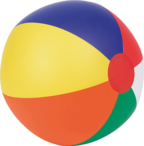 noTrash2003 Set aus 6 Aufblasbare Wasserbälle Strandbälle Beachball Urlaub Beach Strand Pool (Regenbogen EIN Stück)