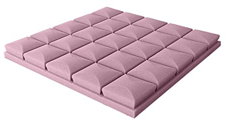 10er-Pack Akustikschaum-Schallwandpaneele, Schallschutzpaneele mit hoher Dichte, schallabsorbierende Baumwolle zur Schalldämmung an Wänden, Türen, Fenstern