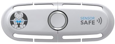 CYBEX SensorSafe 4-in-1 Safety Kit für Babyschalen, Temperaturwarnung, Grau | Für Babyschalen, für Neugeborene, verhindert Herausschlüpfen aus dem Gurt, Warnung bei Temperatur, Bluetooth mit Smartphone