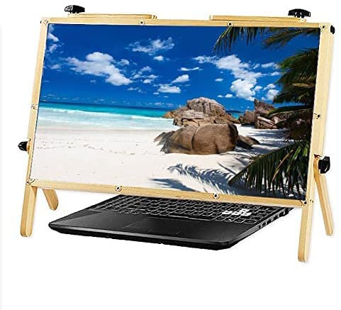 CAZARU 21-Zoll-Bildschirmlupe, Bildschirmvergrößerer für Laptops, ultraklare Blu-ray-Vergrößerungslinse, 3D-HD-Handy-TV-Bildschirmverstärker für Filme, Videos, Lesen, Spiele