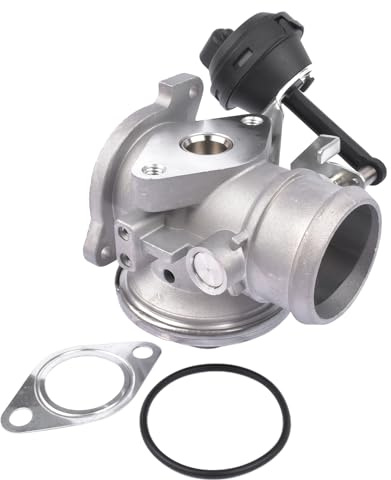 Flynsu Válvula AGR Válvula de recirculación de gases de escape Compatible con A4 A6 Pa-ssat G0lf Ibi-za P0l0 1.9 TDI 028131501A 028131501B