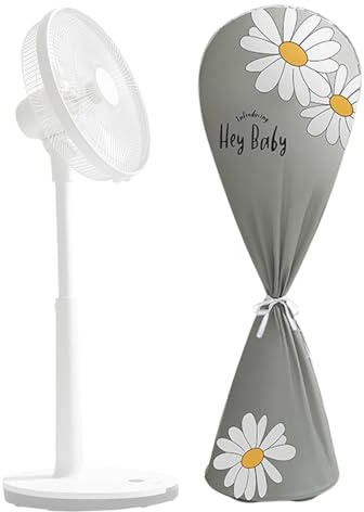 Housse de ventilateur sur pied, manchon de ventilateur électrique, protection contre la poussière du ventilateur, couvercle de ventilateur sur pied, couvercle de ventilateur intérieur, protection du