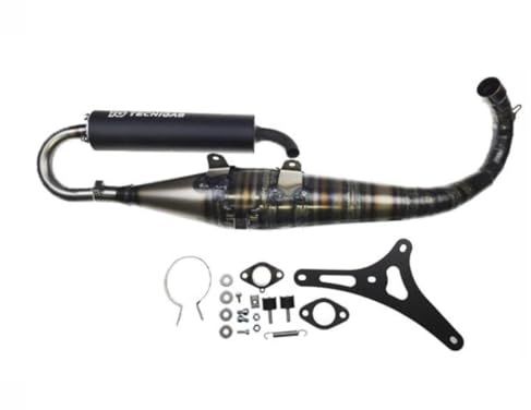 Auspuff Sportauspuff kompatibel mit Aprilia SR, Gilera Runner, Piaggio TPH 125/180 2T – Tecnigas Big RS für maximale Performance