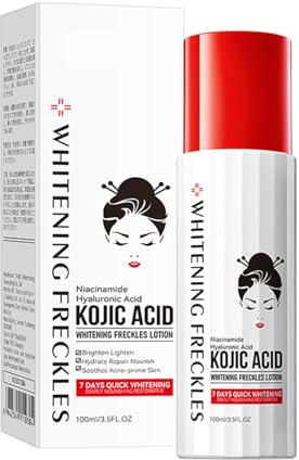Lotion Correctrice éclaircissante Au Acide Kojique Pour Le Visage - Crème Anti-Taches Pour Un Teint Uniforme - élimine Taches De Rousseur & Imperfections - Soin Hydratant Léger, Anti-âge - 100ml