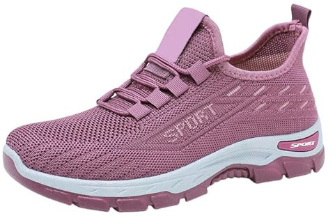Running Shoes Women's Trainers Air Cushion Trainers Mesh Breathable Sports Shoes Lightweight Jogging Shoes Non-Slip Road Running Shoes Walking Shoes Fitness Running Shoes Comfortable Outdoor Hiking