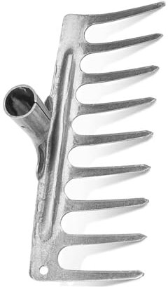 Coltivatore manuale da giardino in acciaio industriale per un'efficace aerazione del suolo e rimozione del muschio nei giardini