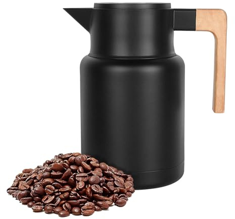 VINATO Thermos Café en Acier Inoxydable 304 - Pichet Isotherme Sans BPA, Étanche pour Café, Thé et Lait, Bouteille Isotherme 1,5L