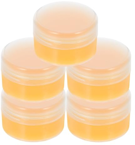 LOORGVEL Wood Furniture Paste Wax 5pcs (20g Each) Hardwood Floor Polish and Restorer Natural Wood Care Wax for Maintenance and Protection