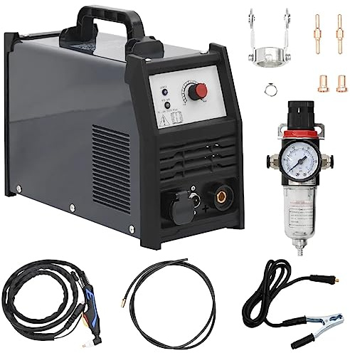 Kaloriko Taglierina al plasma 40A inverter saldatrice con bruciatore e accessori per lavorazione del metallo e taglio, compatta 230V, ideale per officina, garage, fai da te e lavori di riparazione