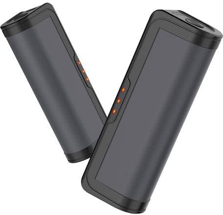 Wasuka Hand Warmers Rechargeable 2 Pack, Electric Hand Warmer Reusable Portable Handwarmer with 3 Levels Heat, Long-Lasting USB Pocket Warmer Hand Heater for Camping Hunting Warm Gift for Women Men