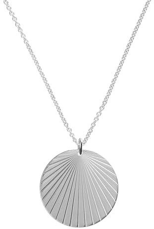 BELLYBIRD Jewellery Handarbeit, Damen Halskette SONNENSCHEIN Anhänger aus 925 Silber/Silber vergoldet, besonderes Geschenk