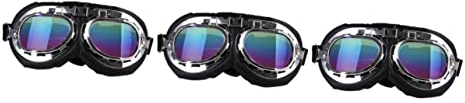 YARNOW 3stücke Pet Dog Sonnenbrille Mit Großem Rahmen Uv-Schutz Winddicht Fünf Farbvarianten Für Hunde Und Katzen Für Partys Und Fotoshootings