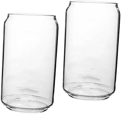KICHOUSE 2pezzi Bicchieri Da Birra Per Cocktail Leggere e Decorative Per Bevande Fresche Per Casa e Bar