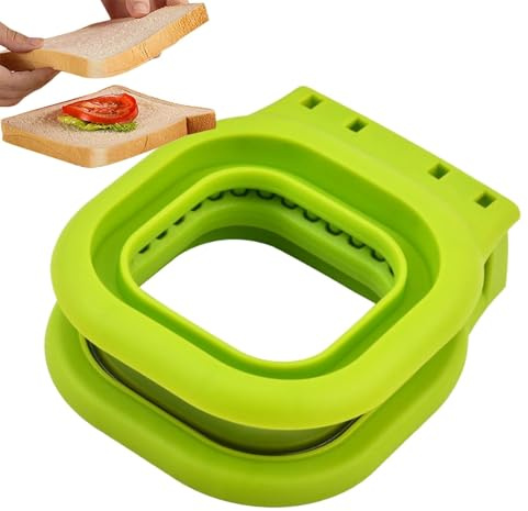 Sigillatrice e taglierina per sandwich, taglierina e sigillatrice per panini | Crimpatrice per panini, utensili da forno, frittelle per la colazione dei bambini