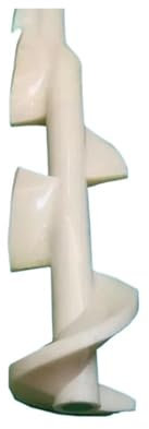 VRTSYWOO 1 pièce de Tige de Batteur Blanche 365 mm for Machine à crème glacée Molle, Arbre d'agitation de Remplacement du mélangeur