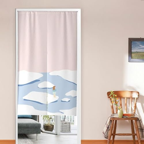 Küchenvorhänge Mädchen Blau Rosa Scheibengardinen Polyester Vorhänge Kurz Waschbar Raumteiler Vorhang Türvorhang Langlebig Küchenvorhang Kurze Gardinen Verdickung Tür Vorhang 70x150cm