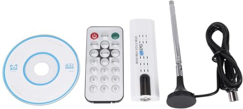 Fuhjythy USB 2.0 Digital DVB-T/T2 SDR++FM HDTV TV Tuner Receiver Stick