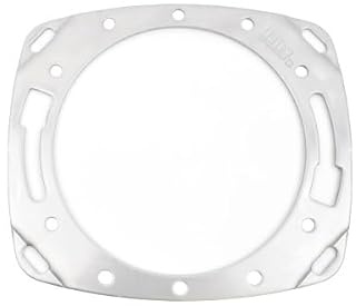Oatey Fix-It Stainless Steel Flange Repair Ring, Adjustable Toilet Flange Repair Kit for Broken or Cracked Mounting Flanges, Secure Seal