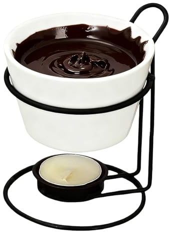 Käsefonduetopf – zum Schmelzen von Süßigkeiten, Schmelzen von Schokoladentassen, vielseitige Erwärmung, Dessert-Dip-Funktion für Butterkäse, Date-Nächte, Fondue-Sets, Familienkaffee, Zuhause