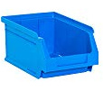 Gaveta apilable 51. Lote de 24 unidades (80hx17x100mm) Azul