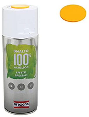 Arexons - Bomboletta di vernice acrilica 100 Fluo Arancio Spray 400 ml (3687)