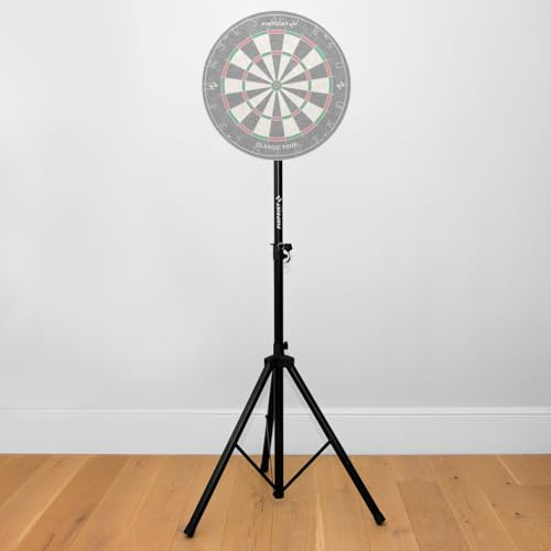 PINPOINT Dartboard Stand | Portable & Adjustable Height Dart Board Stand