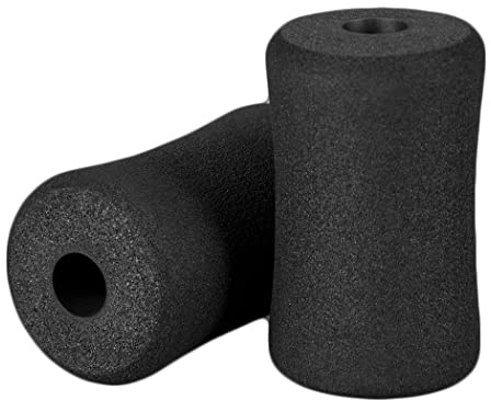 OTFAITP Sponge Foam Foot Pad Roller Pair, Used for Replacing Gym Exercise Equipment, Suitable for 1-inch Rod (Foam 4.53 X 2.56 Od X 0.87 Id)