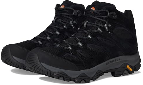 Merrell Men's Moab 3 Mid Hiking Boot, Black Night, 10.5